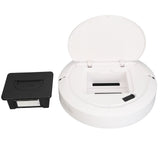 Robot Vacuum Cleaner APP Control Automatic Recharge Smart Sweeping Mopping Robotic Vacuum for Home Daily Cleaning White