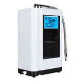 Hydrogen Rich Water Generator Wall Mounted Multifunctional Small Molecule Cluster Alkaline Acidic Water Ionizer with 3.8in LCD Display White US Plug 110V