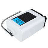 Hydrogen Rich Water Generator Wall Mounted Multifunctional Small Molecule Cluster Alkaline Acidic Water Ionizer with 3.8in LCD Display White US Plug 110V