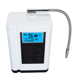 Hydrogen Rich Water Generator Wall Mounted Multifunctional Small Molecule Cluster Alkaline Acidic Water Ionizer with 3.8in LCD Display White US Plug 110V