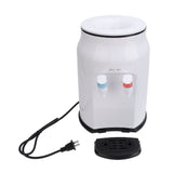 Hot Cold Water Dispenser Top Loading Small Countertop Water Cooler Dispenser for Home Dormitory Office White