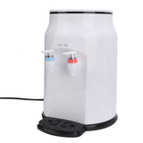 Hot Cold Water Dispenser Top Loading Small Countertop Water Cooler Dispenser for Home Dormitory Office White