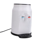 Hot Cold Water Dispenser Top Loading Small Countertop Water Cooler Dispenser for Home Dormitory Office White