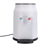 Hot Cold Water Dispenser Top Loading Small Countertop Water Cooler Dispenser for Home Dormitory Office White