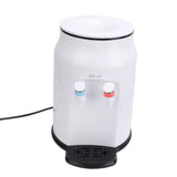 Hot Cold Water Dispenser Top Loading Small Countertop Water Cooler Dispenser for Home Dormitory Office White