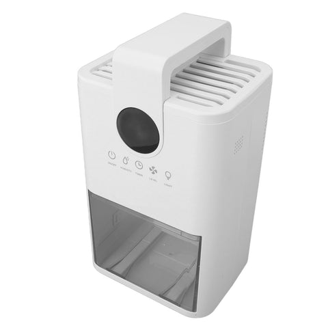 Home Dehumidifier Portable Handle Colorful Night Lights 1L 3 Timer Auto Shut Off Quiet Dehumidifier for Bedroom Basement 100‑240V EU Plug In Australia - Darrahopens