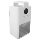 Home Dehumidifier Portable Handle Colorful Night Lights 1L 3 Timer Auto Shut Off Quiet Dehumidifier for Bedroom Basement 100‑240V EU Plug