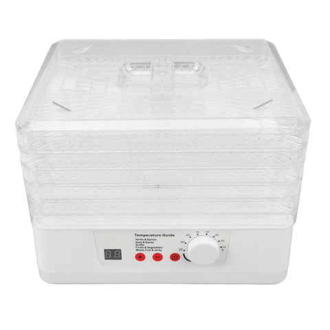 Food Dehydrator Machine Adjustable Temperature 5 Trays Electric Food Dehydrator for Fruit Vegetable Jerky Herbs In Australia - Darrahopens