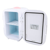 6L Mini Fridge Cooling Heating Low Noise Single Door Portable Small Refrigerator for Home Car Use In Australia - Darrahopens