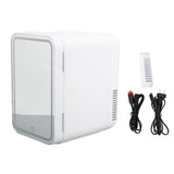 Skincare Fridge 8L Cooler Warmer Mini Refrigerators with Dimmable LED Mirror for Bedroom