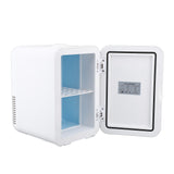 Skincare Fridge 8L Cooler Warmer Mini Refrigerators with Dimmable LED Mirror for Bedroom