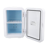 Skincare Fridge 8L Cooler Warmer Mini Refrigerators with Dimmable LED Mirror for Bedroom
