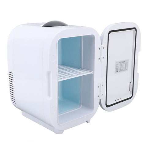 Mini Fridge Cooler Warmer 6L for Makeup Skincare Snacks Portable Compact Personal Fridge Eco Friendly for Home Office Car