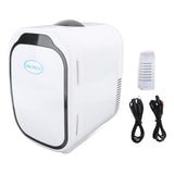 Mini Fridge Cooler Warmer 6L for Makeup Skincare Snacks Portable Compact Personal Fridge Eco Friendly for Home Office Car