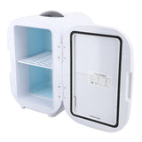 Mini Fridge Cooler Warmer 6L for Makeup Skincare Snacks Portable Compact Personal Fridge Eco Friendly for Home Office Car