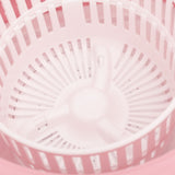 6L Portable Washing Machine IPX4 Waterproof Foldable Mini Washing Machine Small Washer for Baby Clothes Underwear 100‑240V Pink EU Plug