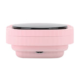 6L Portable Washing Machine IPX4 Waterproof Foldable Mini Washing Machine Small Washer for Baby Clothes Underwear 100‑240V Pink US Plug