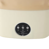 Portable Washing Machine 8.5L Large Capacity Foldable Laundry Machine Mini Washing Machine for Baby Clothes Underwear Camping Travel Khaki US Plug