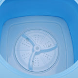 Portable Washing Machine 8.5L Large Capacity Foldable Laundry Machine Mini Washing Machine for Baby Clothes Underwear Camping Travel Blue US Plug