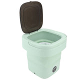 Portable Washing Machine 11L Mini Foldable Washer Powerful Laundry Washer for Apartment RV Camping Travel Hotel