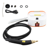 Steam Cleaner High Temperature Pressurized Handheld Steam Cleaning Machine with Brush Heads for Carfloor Kitchen Bathroom Orange Red 110V US Plug In Australia - Darrahopens