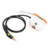 Steam Cleaner High Temperature Pressurized Handheld Steam Cleaning Machine with Brush Heads for Carfloor Kitchen Bathroom Orange Red 110V US Plug