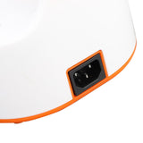 Steam Cleaner High Temperature Pressurized Handheld Steam Cleaning Machine with Brush Heads for Carfloor Kitchen Bathroom Orange Red 110V US Plug