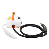 Steam Cleaner High Temperature Pressurized Handheld Steam Cleaning Machine with Brush Heads for Carfloor Kitchen Bathroom Orange Red 110V US Plug