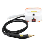 Steam Cleaner High Temperature Pressurized Handheld Steam Cleaning Machine with Brush Heads for Carfloor Kitchen Bathroom Orange Red 220V EU Plug In Australia - Darrahopens