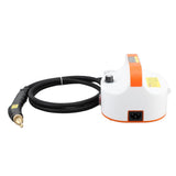 Steam Cleaner High Temperature Pressurized Handheld Steam Cleaning Machine with Brush Heads for Carfloor Kitchen Bathroom Orange Red 220V EU Plug