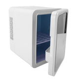 4L Small Refrigerator Cooler Warmer Mirror Car Fridge for Mask Cosmetics Beverages EU Plug 220V 58W Cooling Power