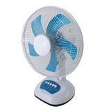 15W Solar Oscillating Standing Fan 3 Speeds Portable Desk Quiet Fan with Solar Panel 6600mAh Battery For Home Office Camping Travel