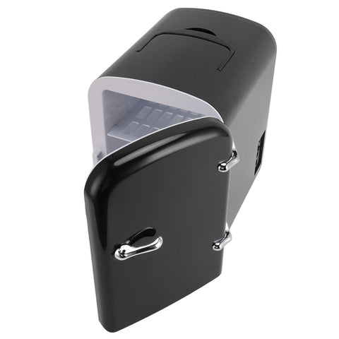 Mini Fridge Quiet 4L Portable Cooler Warmer Small Refrigerator for Home Car Office
