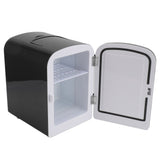 Mini Fridge Quiet 4L Portable Cooler Warmer Small Refrigerator for Home Car Office