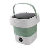 12L Portable Washing Machine Multifunction Mini Foldable Washer and Spin Dryer for Underwear Socks Baby Clothes 100‑240V EU Plug