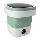 12L Portable Washing Machine Multifunction Mini Foldable Washer and Spin Dryer for Underwear Socks Baby Clothes 100‑240V EU Plug