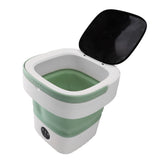 12L Portable Washing Machine Multifunction Mini Foldable Washer and Spin Dryer for Underwear Socks Baby Clothes 100‑240V US Plug In Australia - Darrahopens