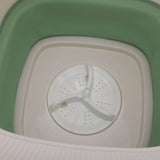 12L Portable Washing Machine Multifunction Mini Foldable Washer and Spin Dryer for Underwear Socks Baby Clothes 100‑240V US Plug