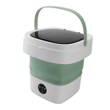 12L Portable Washing Machine Multifunction Mini Foldable Washer and Spin Dryer for Underwear Socks Baby Clothes 100‑240V US Plug