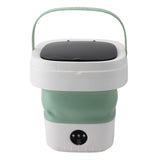 12L Portable Washing Machine Multifunction Mini Foldable Washer and Spin Dryer for Underwear Socks Baby Clothes 100‑240V US Plug