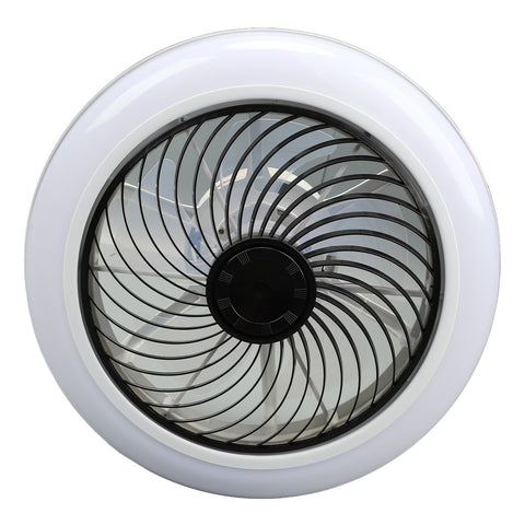 Ceiling Fan Light 6 Gear Wind Stepless Dimmable Quiet Modern Flush Mount Ceiling Fan with Light and Remote for Bedroom 110 to 265V In Australia - Darrahopens