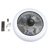 Ceiling Fan Light 6 Gear Wind Stepless Dimmable Quiet Modern Flush Mount Ceiling Fan with Light and Remote for Bedroom 110 to 265V In Australia - Darrahopens