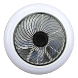 Ceiling Fan Light 6 Gear Wind Stepless Dimmable Quiet Modern Flush Mount Ceiling Fan with Light and Remote for Bedroom 110 to 265V