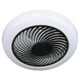 Ceiling Fan Light 6 Gear Wind Stepless Dimmable Quiet Modern Flush Mount Ceiling Fan with Light and Remote for Bedroom 110 to 265V