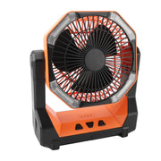Camping Fan with Light Portable Collapsible 8000 MAh USB Rechargeable Battery Powered Tent Fan for Picnic Barbecue Fishing Travel In Australia - Darrahopens