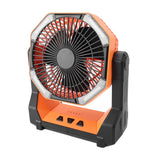 Camping Fan with Light Portable Collapsible 8000 MAh USB Rechargeable Battery Powered Tent Fan for Picnic Barbecue Fishing Travel In Australia - Darrahopens