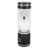 3 in 1 Hydrogen Water Bottle Generator with SPE Technology Quick Electrolysis 2500ppb Water Ionizer Inhalable Hydrogen Water Machine with Nasal Cannula Black In Australia - Darrahopens