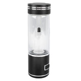 3 in 1 Hydrogen Water Bottle Generator with SPE Technology Quick Electrolysis 2500ppb Water Ionizer Inhalable Hydrogen Water Machine with Nasal Cannula Black