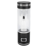 3 in 1 Hydrogen Water Bottle Generator with SPE Technology Quick Electrolysis 2500ppb Water Ionizer Inhalable Hydrogen Water Machine with Nasal Cannula Black