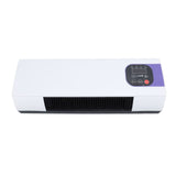 Wall Mounted Heating Machine Dual Use Highly Efficient Electric Wall Heater with Nature Wind Warm Wind for Bathroom Bedroom EU Plug 220V